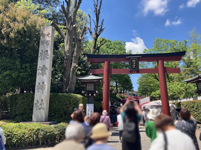 つつじ祭り　鳥居