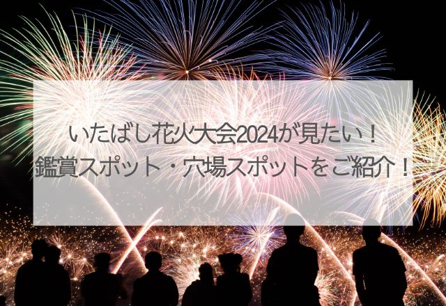 いたばし花火大会2024 鑑賞スポット・穴場スポット