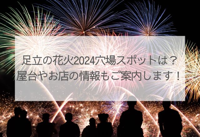 足立の花火2024 穴場スポット